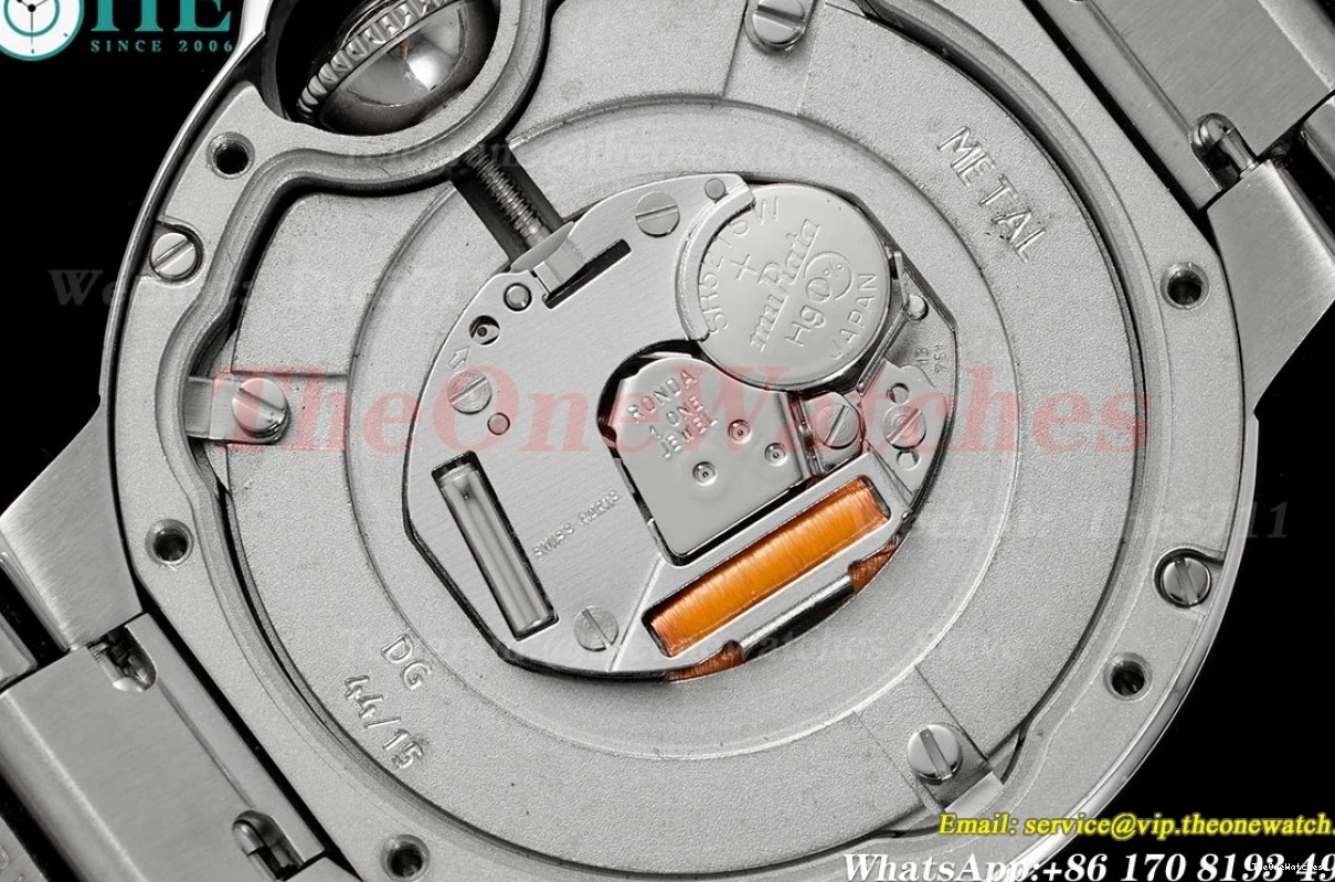 Quartz Cartier 33mm SS Ballon White SS AF Bleu De Dia 0214